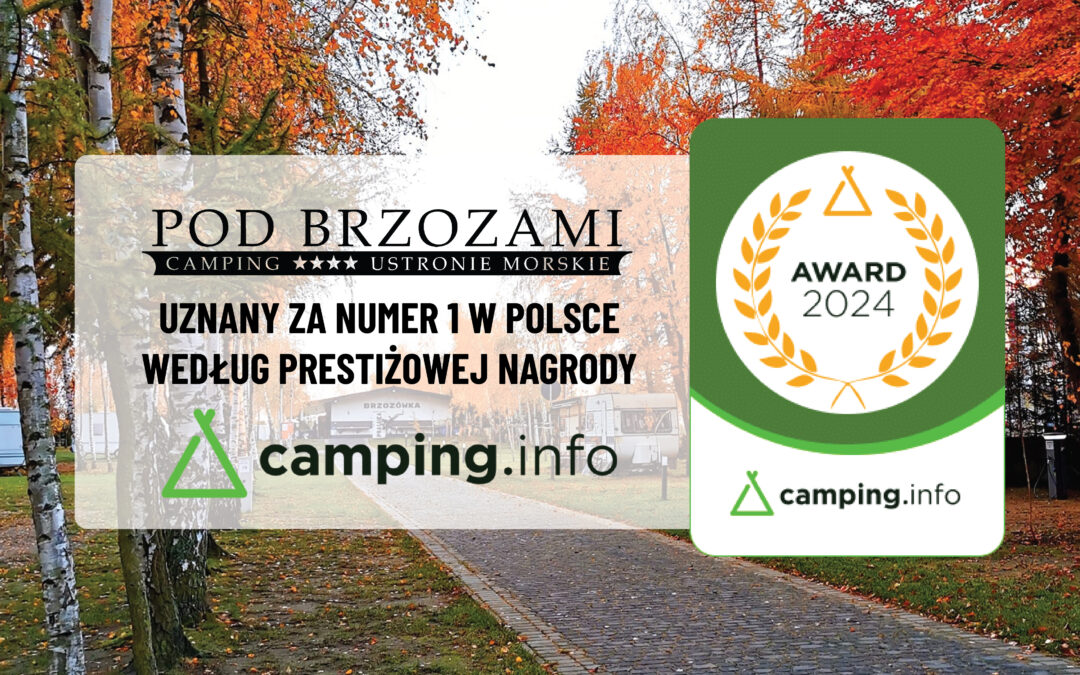 Camping Pod Brzozami w Ustronie Morskim nr 1 w Polsce oraz top 10 w Europie!