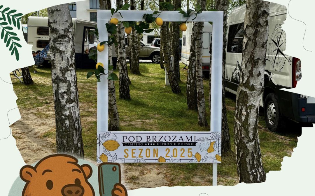 kapibara na campingu