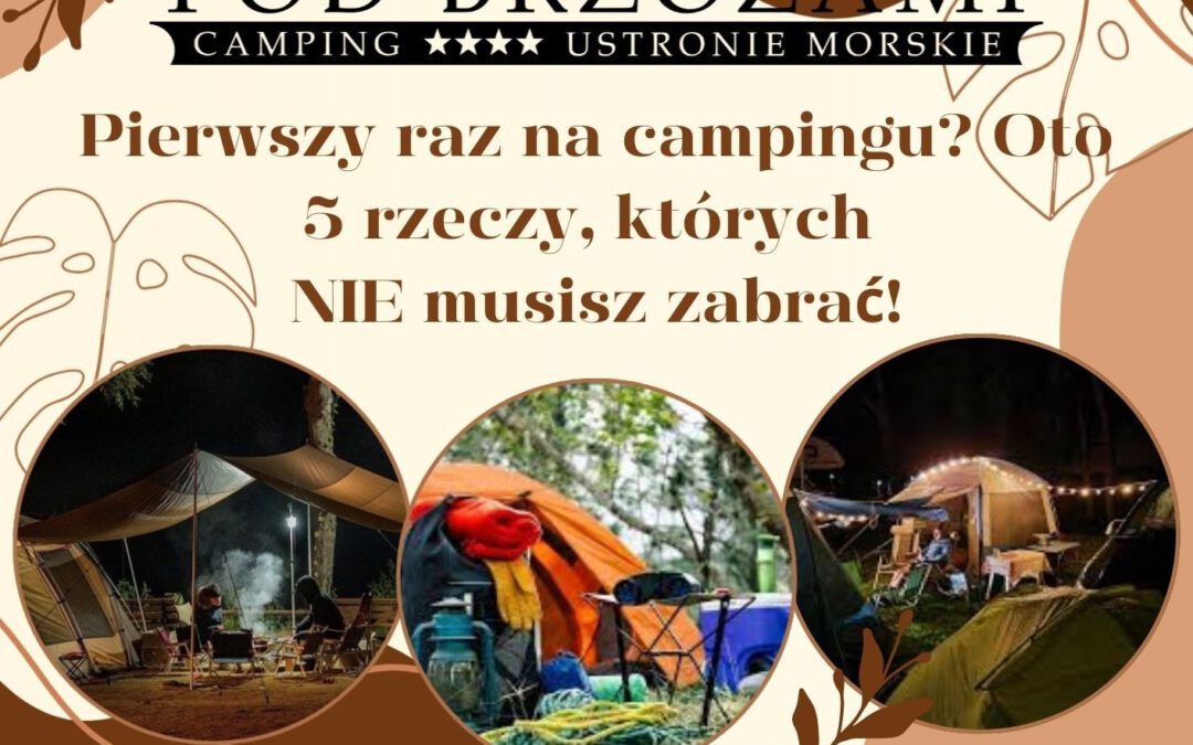 camping nad morzem